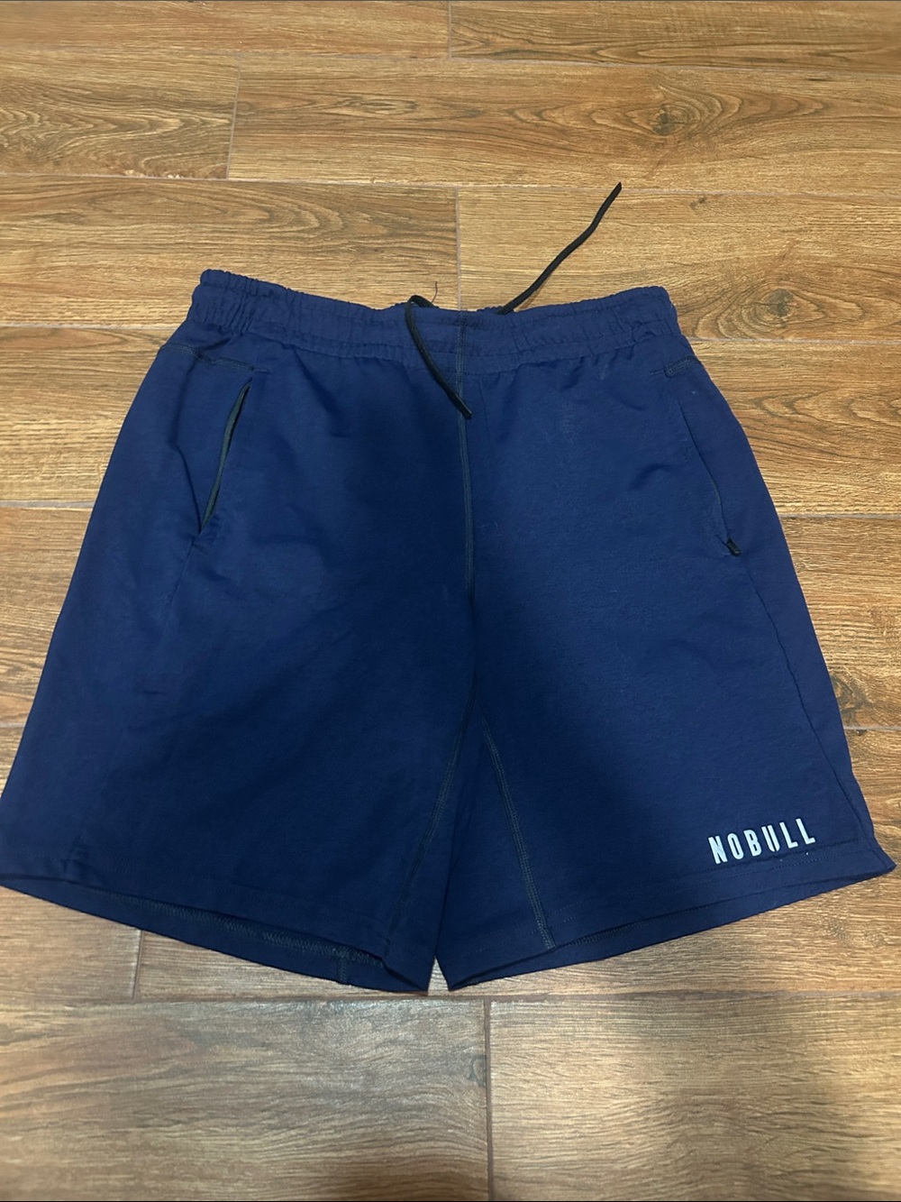 NOBULL Men’s Dark Navy Athletic Shorts with Drawstring